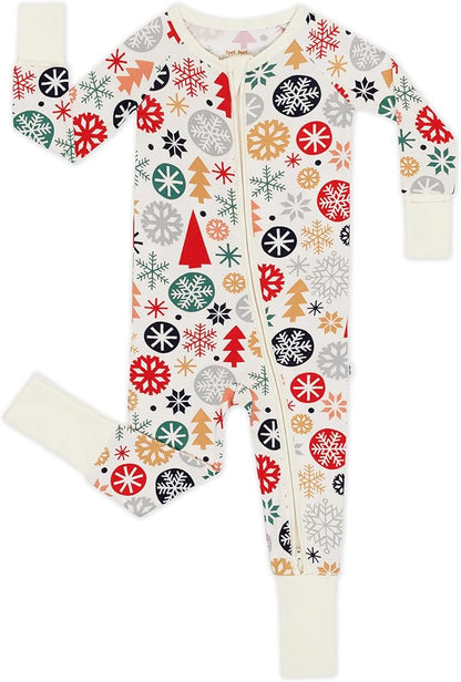 Little Sleepies Pajamas for Baby Boys & Girls, Viscose from Bamboo Baby Pajamas, Preemie & Newborn Sleepers, 2-Way Zipper PJs