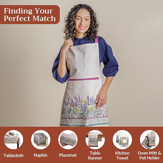 Maison d' Hermine 100% Cotton Apron
