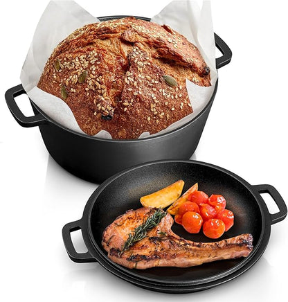 TeamFar Pre-season Cast Iron Dutch Oven