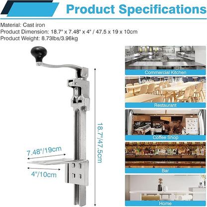 IRONWALLS Commercial Can Opener