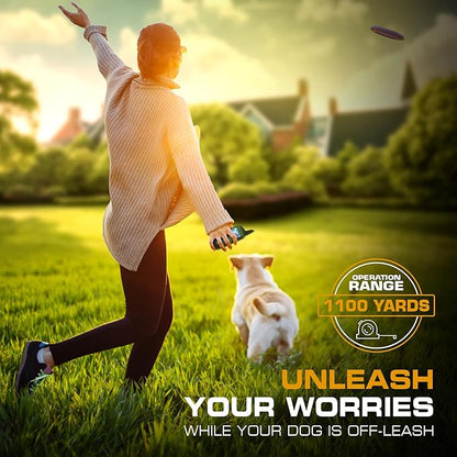 INVIROX Training Collar for Large Dog X2 124 Levels