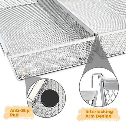 Flatware Organizer with Interlocking Arm