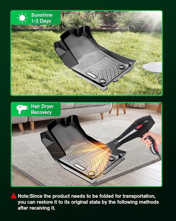 VIWIK Floor Mats Compatible for 2014-2020 Nissan Rogue,Car Mats All Weather Custom Floor Liners Full Set, Automotive Floor Mats TPE Black (Not for Rogue Sport or Select Models)