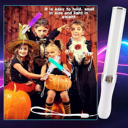 4 Pack Light Sticks 15 Colors Change Glow Stick Multicolor LED Glow Sticks Reusable Light Up Sticks Glow in The Dark for Wedding Club Carnival Party Birthday Concerts Favors