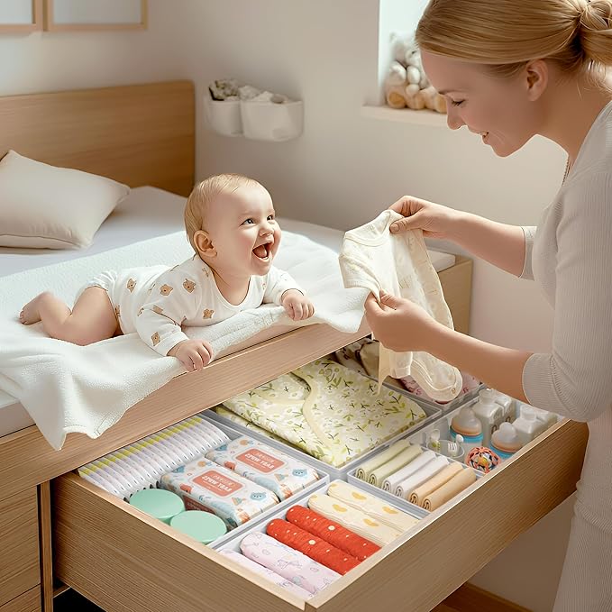 DIMJ Drawer Organizer Clothes