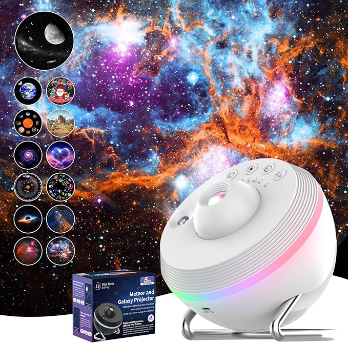 Galaxy Projector for Bedroom, 13 in 1 Planetarium Projector