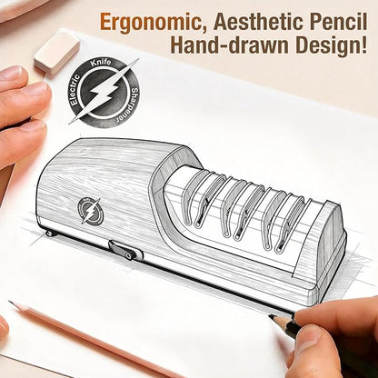 Replaceable Sharpener Electric Knife Sharpener, 3-Stage