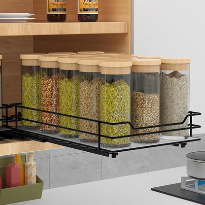 BOIVSHI Pull Out Spice Rack Organizer