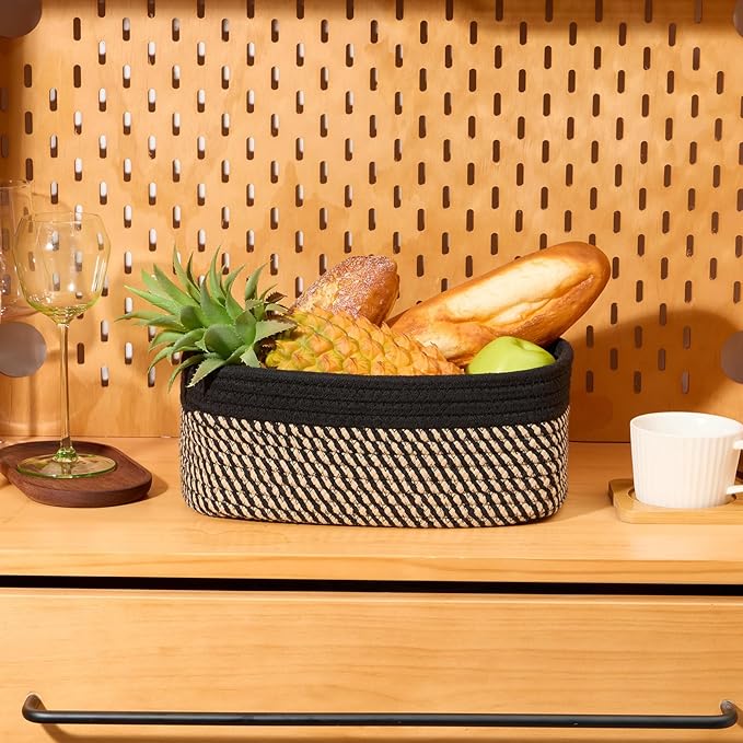 MiniArk Small Storage Baskets for Organizing | Closet Organizer Bins | Shelf