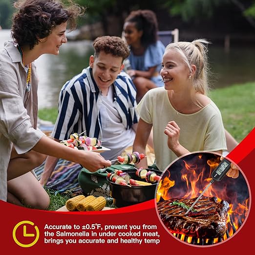 Copkim 3 Pcs Instant Read Meat Thermometer