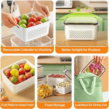 8-Pack Fruit Storage Containers