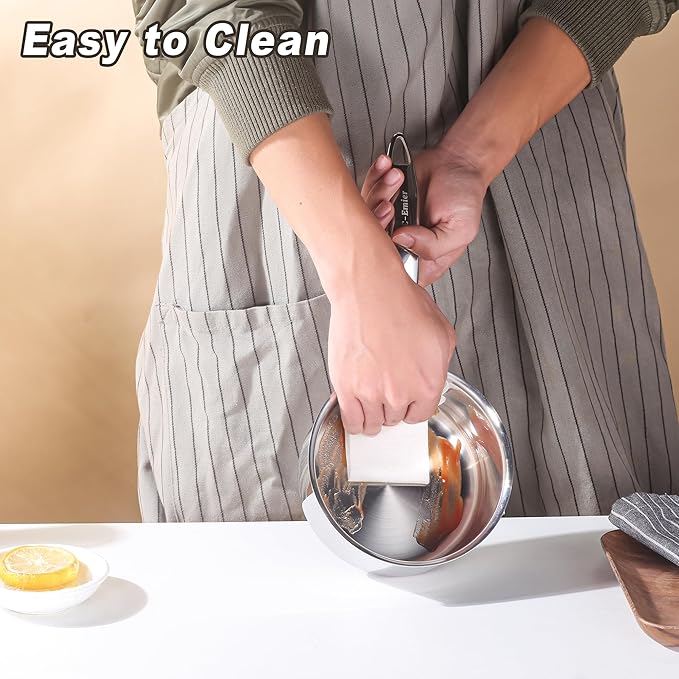 1-Quart Saucepan with Lid, Tri-Ply Stainless Steel Pot with Stay-Cool Handle &