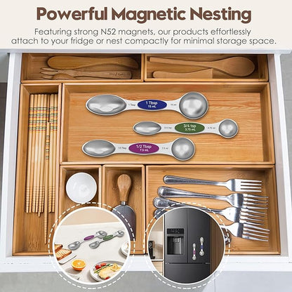 Magnetic Measuring Spoons Set of 8
