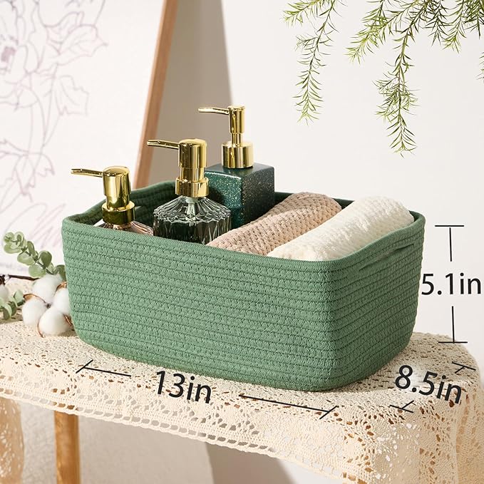 MiniArk Small Storage Baskets for Organizing | Closet Organizer Bins | Shelf
