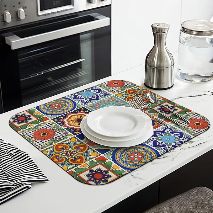 Dish Drying Mat Drainer Pads