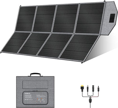400w Portable Solar Panel - Foldable Solar Panel Charger for Power Station Camping RVs Off Grid