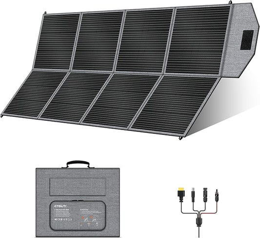 400w Portable Solar Panel - Foldable Solar Panel Charger for Power Station Camping RVs Off Grid