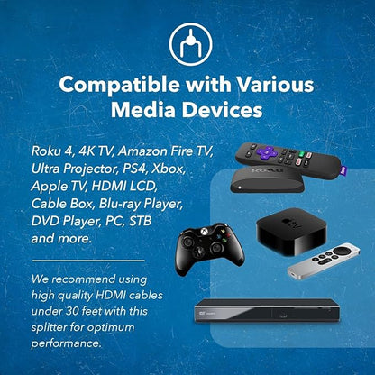 OREI 1x4 2.0 HDMI Splitter