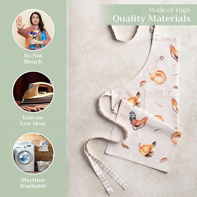 Maison d' Hermine 100% Cotton Apron
