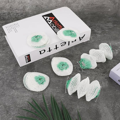 Thinp 6 Pcs Lantern Mantles,3-Layer Propane Lantern Mantles Insta-Clip 2#95 Mantles Gas Lantern Mantles with 2 Install Clip Accordion Shape Mantles for Gas Lantern