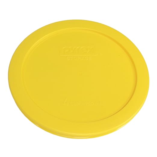 Pyrex 7201-PC 4 Cup Meyer Lemon Yellow Food Storage Replacement Lid