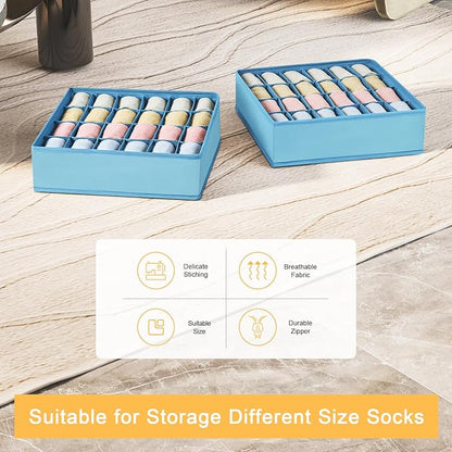 Joyoldelf Sock Organizer Drawer Organizer