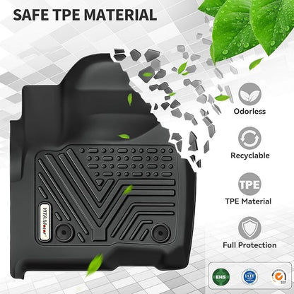 YITAMOTOR Floor Mats Compatible with 2016-2022 Honda Pilot, Custom Fit Floor Liners for Honda Pilot Accessories, 1st & 2nd Row All Weather Protection