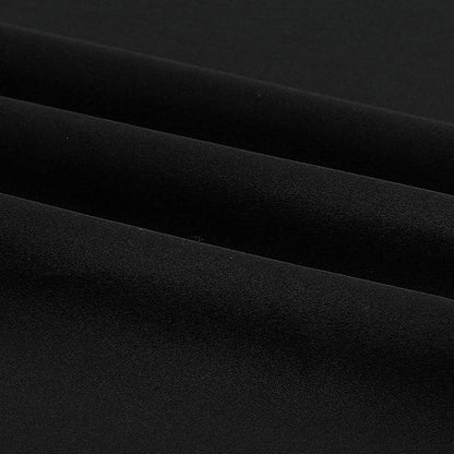 DUALIFE Black Curtains 54 Inch Length, Solid Energy Efficient Thermal Insulated