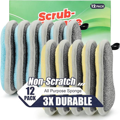 Dual Sided All-Purpose Sponges Kitchen, Dish Sponge