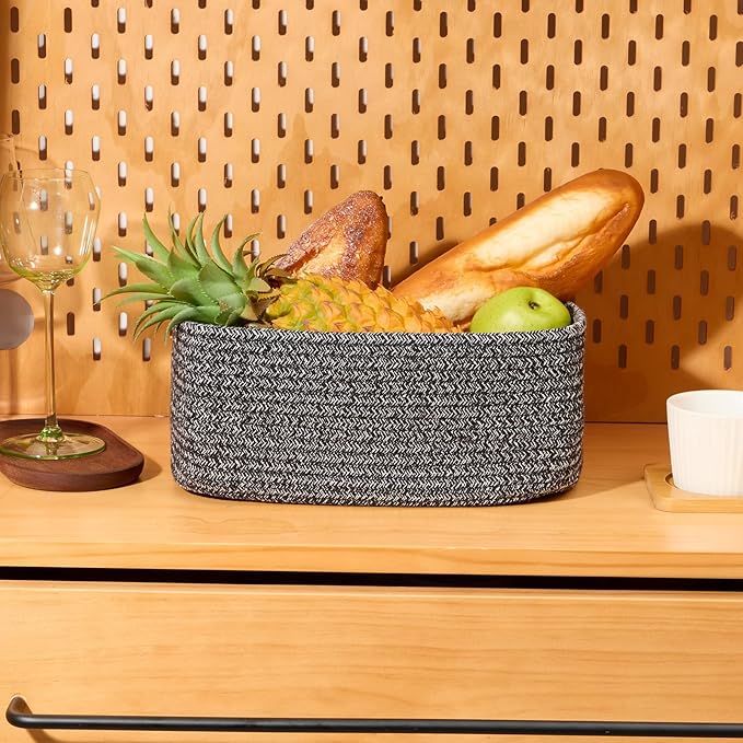 MiniArk Small Storage Baskets for Organizing | Closet Organizer Bins | Shelf