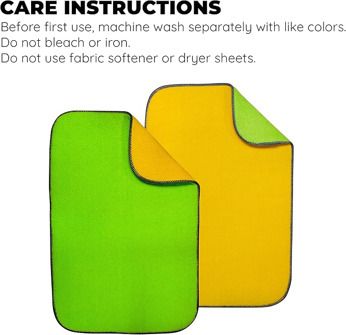 Jacent Microfiber Produce Drying Mat, 12 x 18 inch