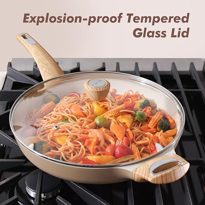 SENSARTE Ceramic Nonstick Frying Pan Skillet