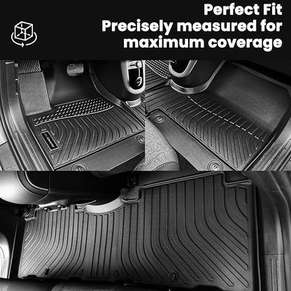 Auxko All Weather Floor Mats Cargo Mat for Ford Escape 2013 2014 2015 2016 2017 2018 2019 All Season TPE Accessories Guard Odorless Anti-Slip Floor Liners Trunk Mat