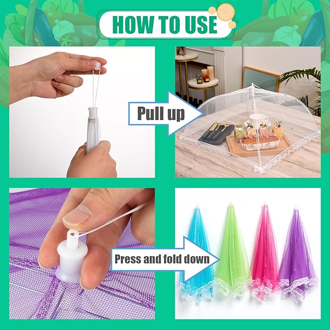 5 Pack Food Cover Tents, Food Covers