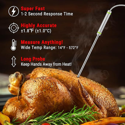 TempPro TP17H Digital Meat Thermometer