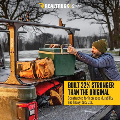 RealTruck BAK MX4 TS Hard Folding Truck Bed Tonneau Cover | 449426TS | Fits 2016-2023 Toyota Tacoma w/Track System 5' 1" Bed (61.2")