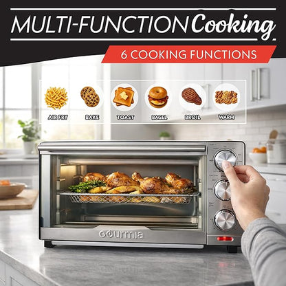 Gourmia Air Fryer Toaster Combo
