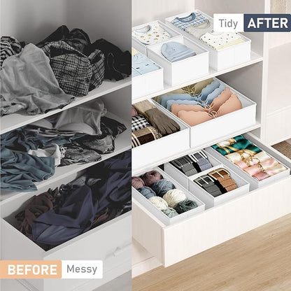 DIMJ Drawer Organizer Clothes