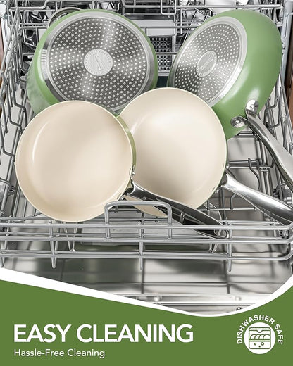 MICHELANGELO Pots and Pans Set Non Stick