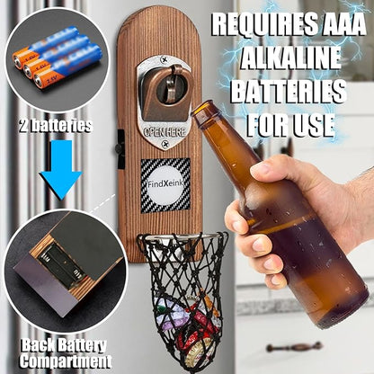 Beer Bottle Openers with DIY Ink Screen, Traceless Bottle Opener Wall Mounted