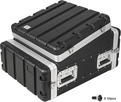 Sound Town Lightweight and Compact 4U ATA ABS Rack Case,