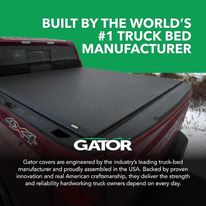 Gator ETX Soft Roll Up Truck Bed Tonneau Cover | 53108 | Fits 2007 - 2013 Chevy/GMC Silverado/Sierra 8' 2" Bed (97.6")