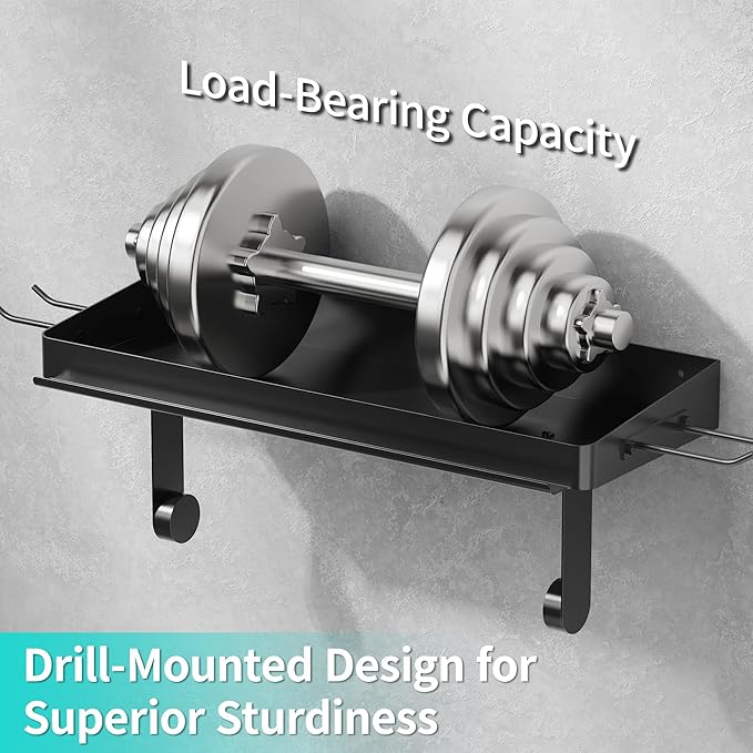 ZUNTO 3-in-1 Wall Mount Garage Paper Towel Holder