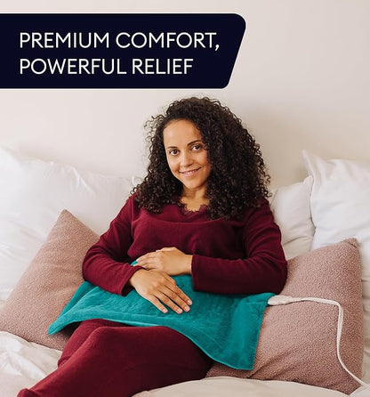 GENIANI Electric Heating Pad for Back Pain & Cramps Relief, Electric Throw