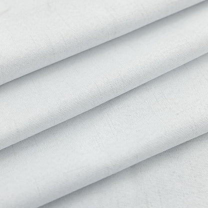 KOUFALL 102 Inches Long Curtains, Linen Blackout White Back Tab Pleated Curtains
