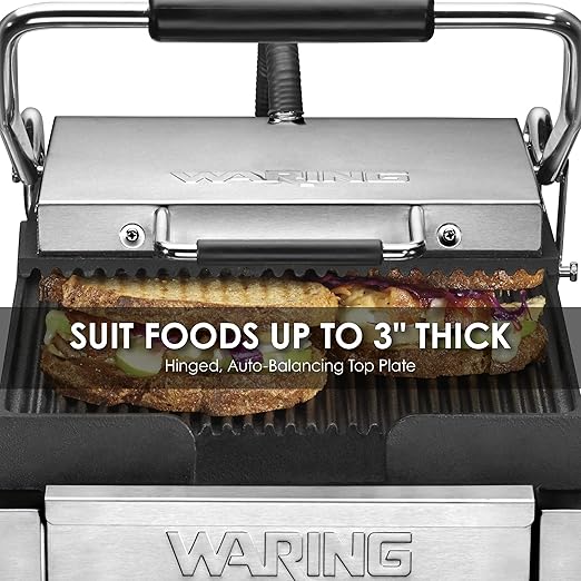 Waring Commercial WPG150 Compact Italian-Style Panini Grill
