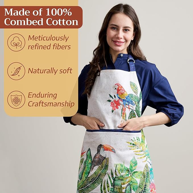 Maison d' Hermine 100% Cotton Apron