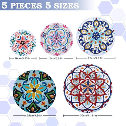 5-Size Reusable Beeswax Bowl Covers
