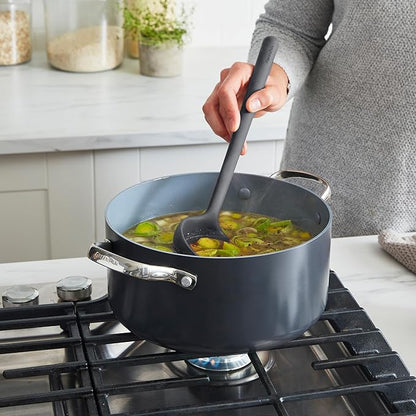 GreenPan Silicone Ladle, Soup Mixing Stirring Serving, Cooking Kitchen Utensil