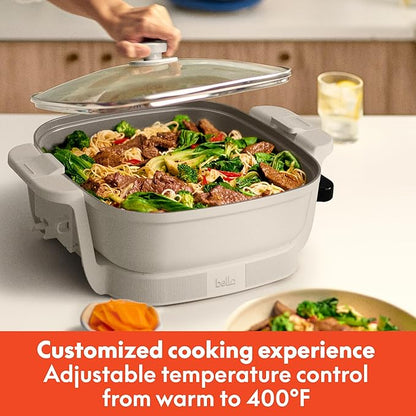 bella Make & Take Electric Skillet, Fits-anywhere™ kitchenware, EverGood™